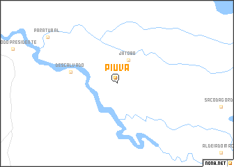 map of Piúva