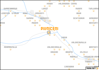map of Pivniceni