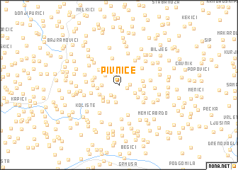 map of Pivnice