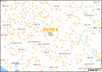 map of Pivnice