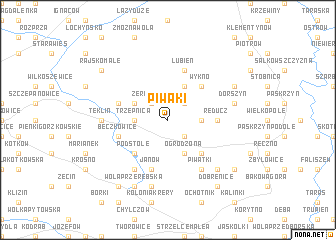 map of Piwaki