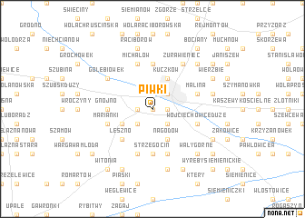 map of Piwki