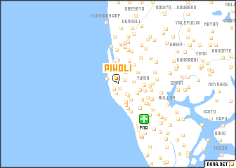 map of Piwoli