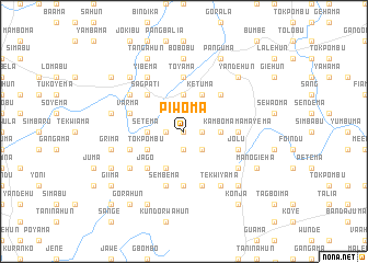 map of Piwoma