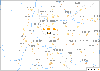 map of Piwong