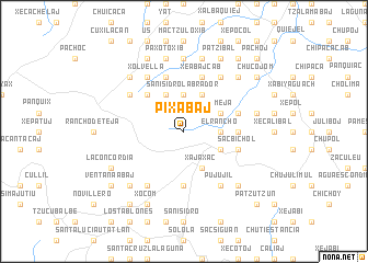 map of Pixabaj