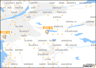 Pixbo (Sweden) map - nona.net