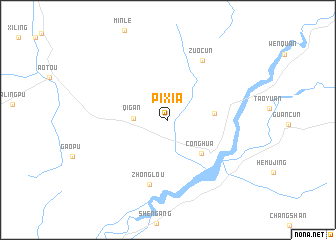 map of Pixia