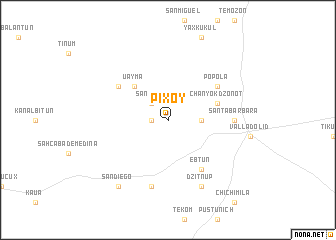 map of Pixoy