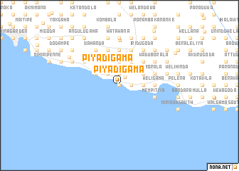 map of Piyadigama