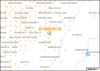 map of Piyangiriya