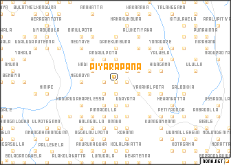 map of Piyarapana