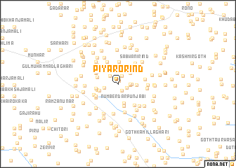 map of Piyāro Rind