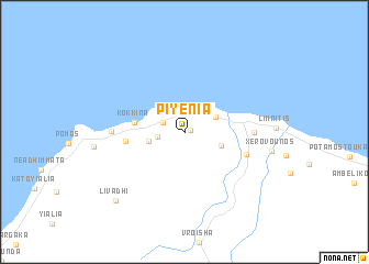 map of Piyenia