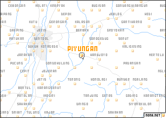 map of Piyungan