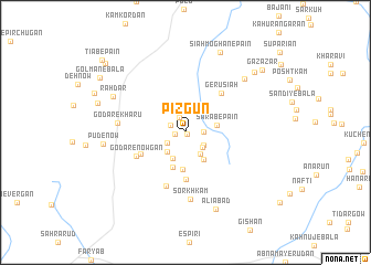 map of Pīzgūn