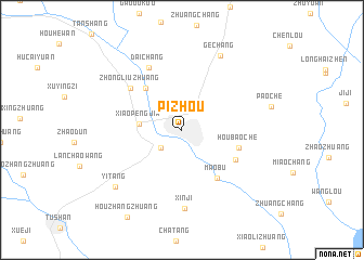 map of Pizhou