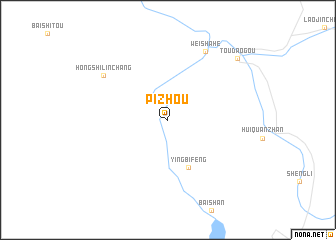 map of Pizhou