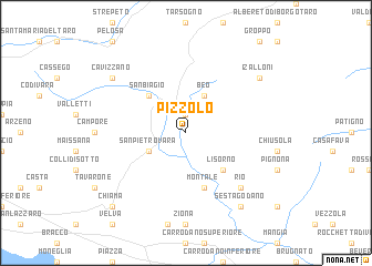 map of Pizzolo