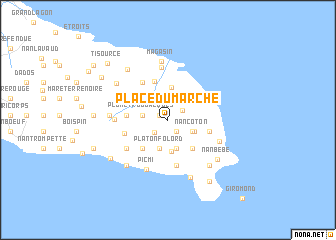 map of Place du Marché