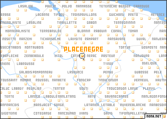 map of Place Nègre
