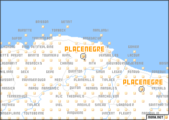 map of Place Nègre