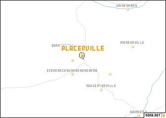 map of Placerville