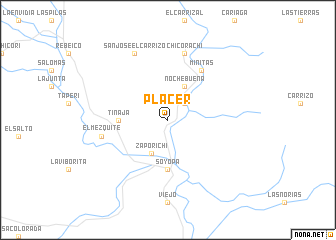 map of Placer