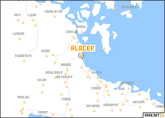 map of Placer