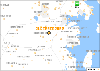 map of Places Corner