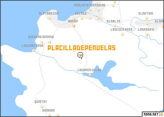 map of Placilla de Peñuelas