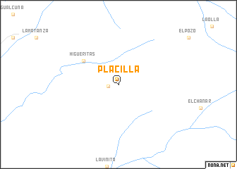 map of Placilla