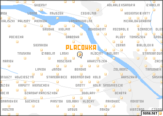 map of Placówka