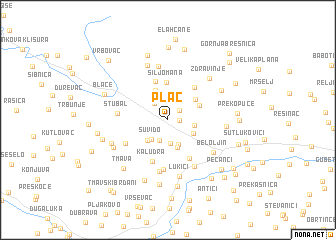 map of Plac