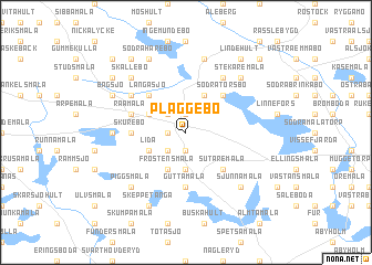 map of Plaggebo