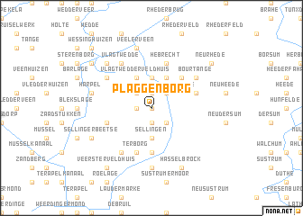 map of Plaggenborg