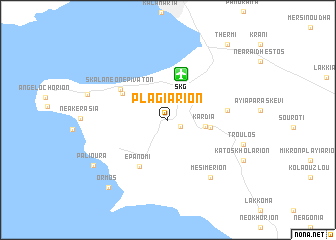 map of Plagiárion