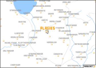 map of (( Plagiés ))