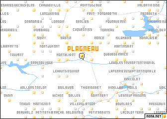 map of Plagneau