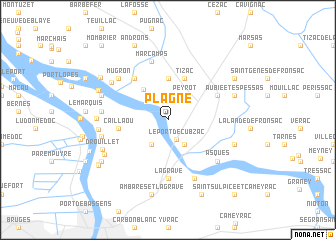 map of Plagne