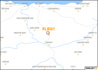 map of Plaidy