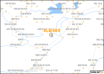 map of Plaiken