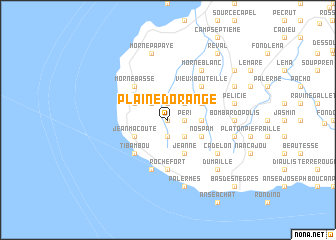 map of Plaine dʼOrange