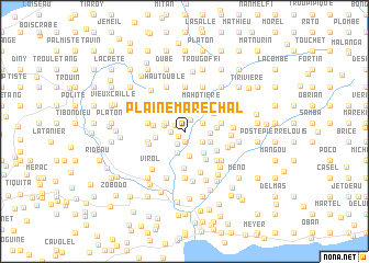 map of Plaine Maréchal