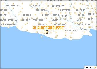 map of Plaine Sabousse