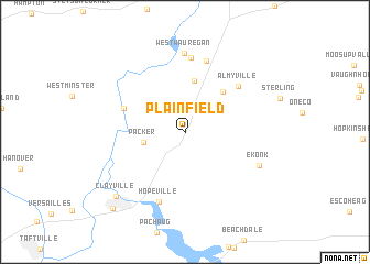 map of Plainfield