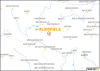 map of Plainfield