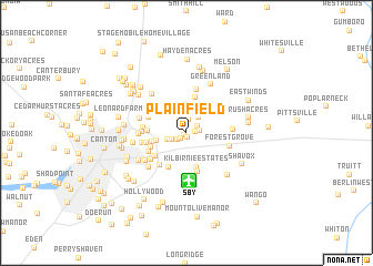 map of Plainfield