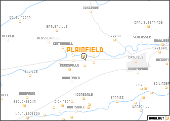 map of Plainfield