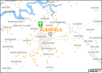 map of Plainfield